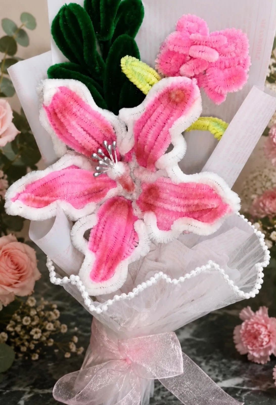 Stargazer Lily Velvet Forever Bouquet